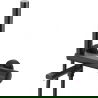 Mexen Diamond bathtub faucet with shower set, black - 71530-70