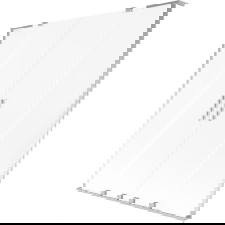 Mexen Velar L Duo 2-wing Sliding Bath Screen 150 x 150 cm, Frosted, Chrome - 896-150-003-32-01