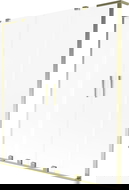 Mexen Velar L Duo 2-panel sliding bath screen 150 x 150 cm, frosted, gold - 896-150-003-32-50