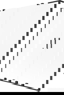 Mexen Velar L Duo 2-Wing Sliding Bath Screen 150 x 150 cm, Frost, Black - 896-150-003-32-70