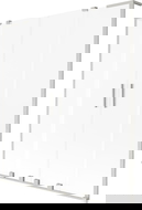 Mexen Velar L Duo 2-panel sliding bath screen 150 x 150 cm, frost, brushed nickel - 896-150-003-32-97