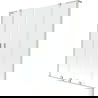 Mexen Velar L Duo sliding bathtub screen 2-wing 150 x 150 cm, transparent, brushed nickel - 896-150-003-02-97