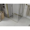 Mexen Lima Folding Shower Enclosure 70 x 70 cm, Transparent, Gold - 856-070-070-50-00