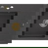 Mexen Ben granite sink 1-bowl with left drainer 600 x 500 mm, black speckled, golden siphon - 6522605000-76-G