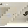 Mexen Ben granite sink 1-bowl with left drainer 600 x 500 mm, beige, black siphon - 6522605000-69-B