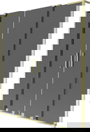 Mexen Velar L Duo 2-wing sliding bath screen 160 x 150 cm, graphite, brushed gold - 896-160-003-42-55