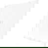 Mexen Velar L Duo 2-wing Sliding Bathtub Screen 140 x 150 cm, Frosted, White - 896-140-003-32-20