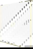 Mexen Velar L Duo 2-panel sliding bath screen 140 x 150 cm, frost, gold - 896-140-003-32-50