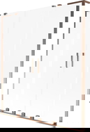 Mexen Velar L Duo 2-panel sliding bath screen 140 x 150 cm, frost, rose gold - 896-140-003-32-60