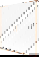 Mexen Velar L Duo 2-panel sliding bathtub screen 140 x 150 cm, frost, brushed copper - 896-140-003-32-65