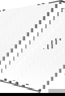 Mexen Velar L Duo dual-panel sliding bath screen 140 x 150 cm, frost, brushed gun gray - 896-140-003-32-66