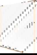 Mexen Velar L Duo 2-panel sliding bathtub screen 160 x 150 cm, frost, brushed copper - 896-160-003-32-65