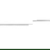 Mexen Line-B front shower strip 180 cm, inox - 181003180U