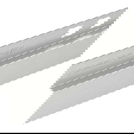 Mexen Line-B 180 cm front shower tray strip, inox - 181003180U