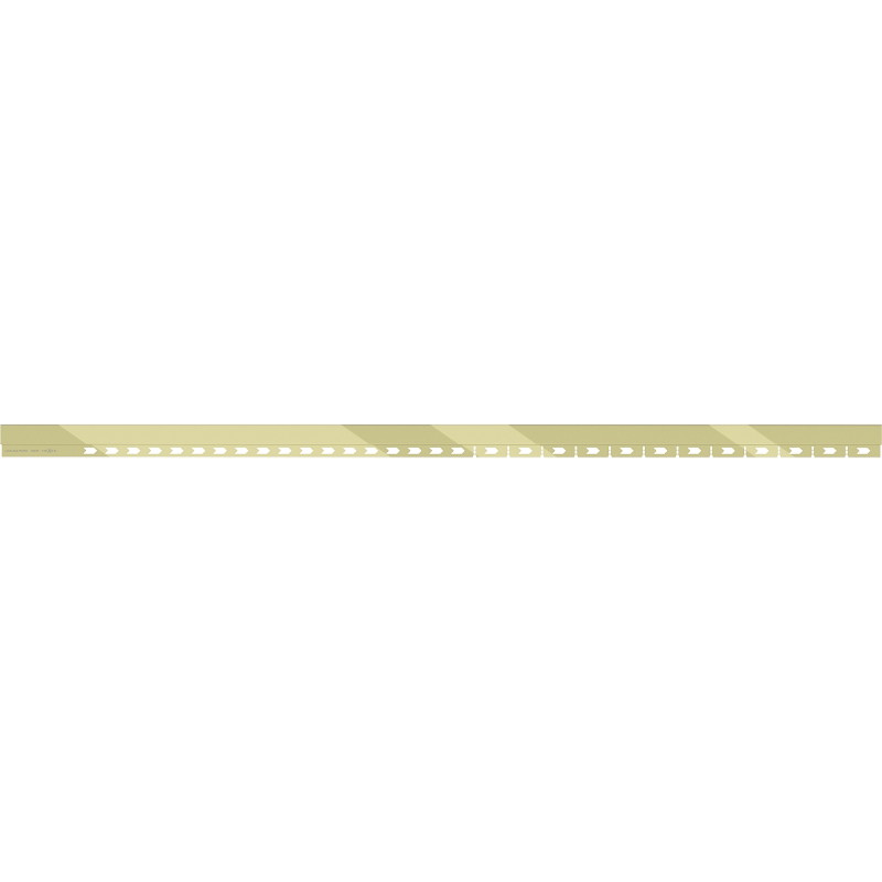 Mexen Line-B 130 cm frontal shower strip, gold - 185003130U