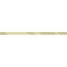 Mexen Line-B 130 cm frontal shower strip, gold - 185003130U