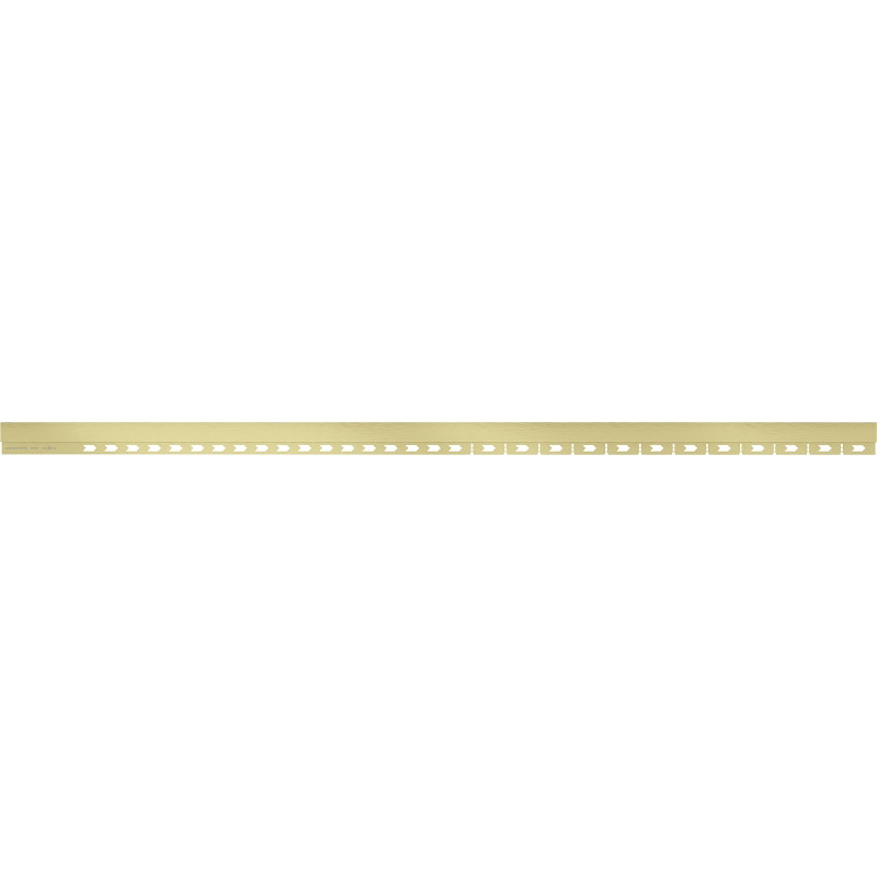 Mexen Line-B front shower strip 130 cm, brushed gold - 185503130U