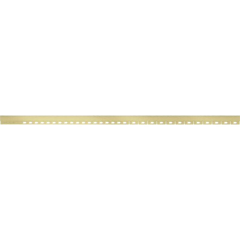 Mexen Line-B front shower tray strip 130 cm, brushed gold - 185503130U