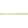 Mexen Line-B front shower strip 130 cm, brushed gold - 185503130U