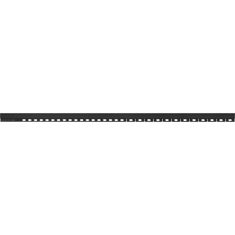 Mexen Line-B front shower tray strip 130 cm, black - 187003130U