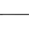 Mexen Line-B front shower tray strip 130 cm, black - 187003130U