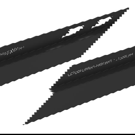 Mexen Line-B Shower Threshold Strip 130 cm, Black - 187003130U