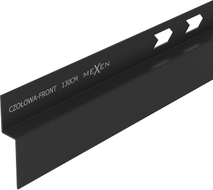 Mexen Line-B front shower tray strip 130 cm, black - 187003130U