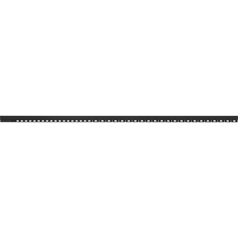 Mexen Line-B front shower tray strip 180 cm, black - 187003180U