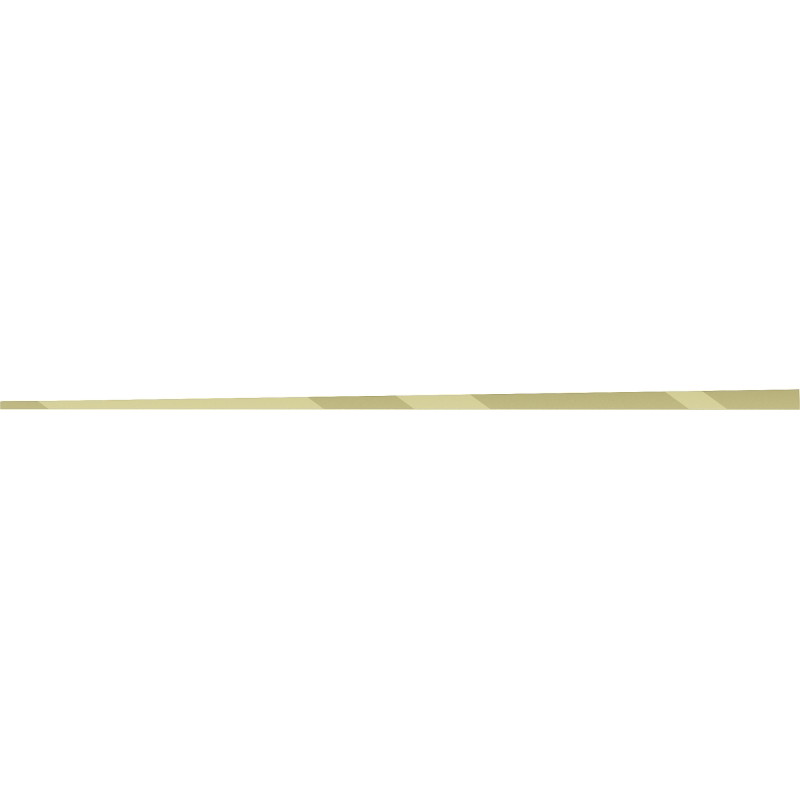 Mexen Line-B floor sloping strip 120 cm left, gold - 185001120L