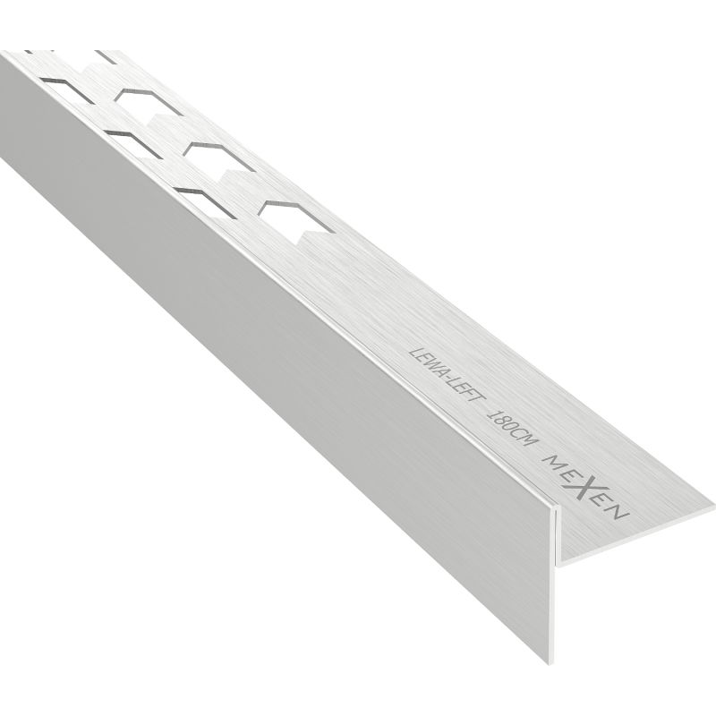 Mexen Line-B floor slope strip 180 cm left, inox - 181001180L