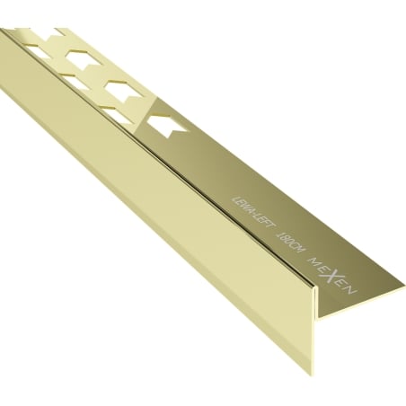 Mexen Line-B floor gradient strip 180 cm left, gold - 185001180L