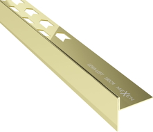 Mexen Line-B floor sloping strip 180 cm left, gold - 185001180L