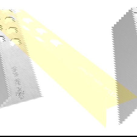 Mexen Line-B floor gradient trim 180 cm left, brushed gold - 185501180L