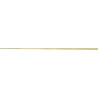 Mexen Line-B floor downward strip 180 cm left, brushed gold - 185501180L