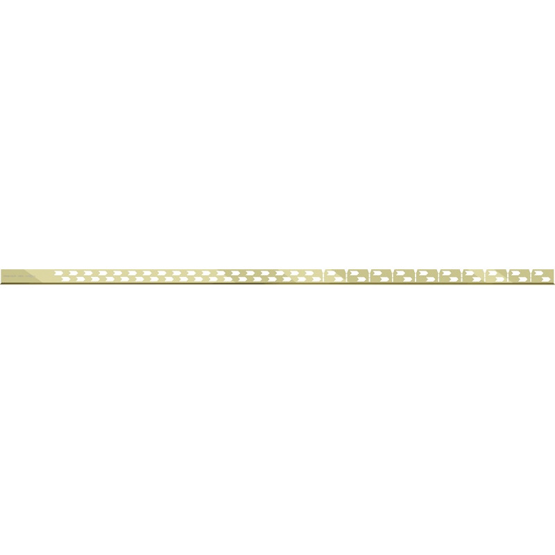 Mexen Line-B right side floor slope strip 120 cm, gold - 185001120R