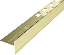 Mexen Line-B right side floor slope strip 120 cm, gold - 185001120R