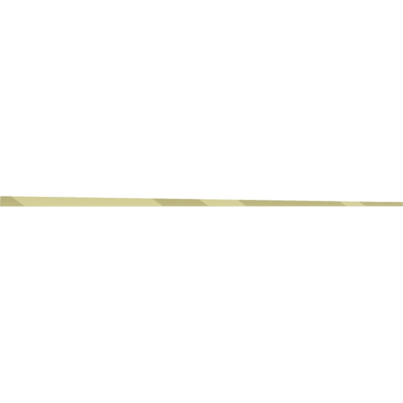 Mexen Line-B right side floor slope strip 120 cm, gold - 185001120R