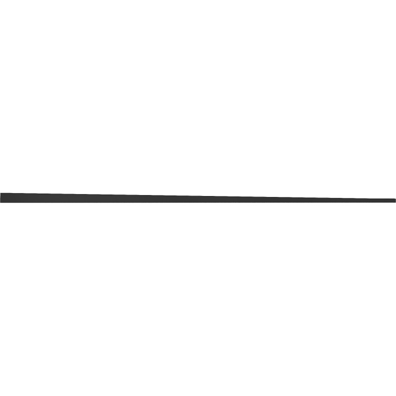 Mexen Line-B 120 cm Right Floor Slope Strip, Black - 187001120R