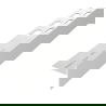 Mexen Line-B Floor Slope Trim 180 cm Right, Inox - 181001180R