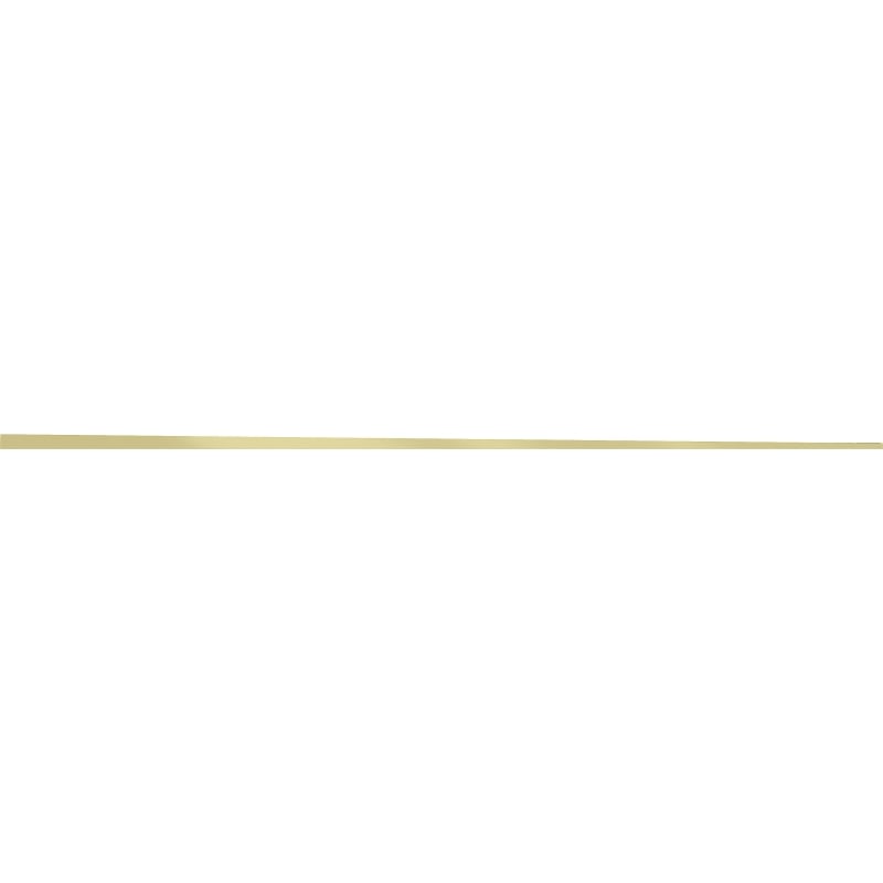 Mexen Line-B 180 cm right floor sloping strip, brushed gold - 185501180R