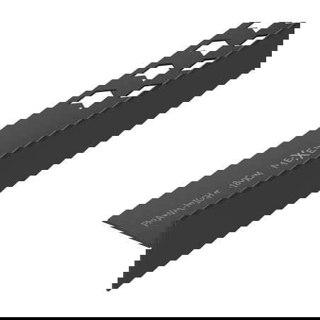 Mexen Line-B floor drop profile 180 cm right, black - 187001180R