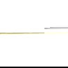 Mexen Line-B 120 cm Right Glass Slope Strip, Gold - 185004120R