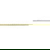 Mexen Line-B glass slope trim 120 cm right, brushed gold - 185504120R