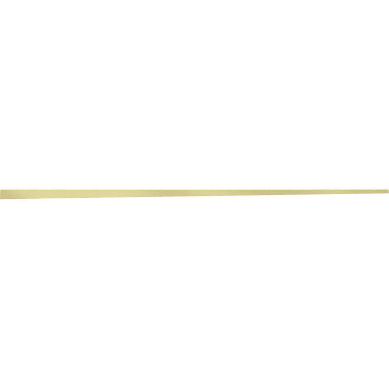 Mexen Line-B sloping strip for glass 120 cm right, gold brushed - 185504120R