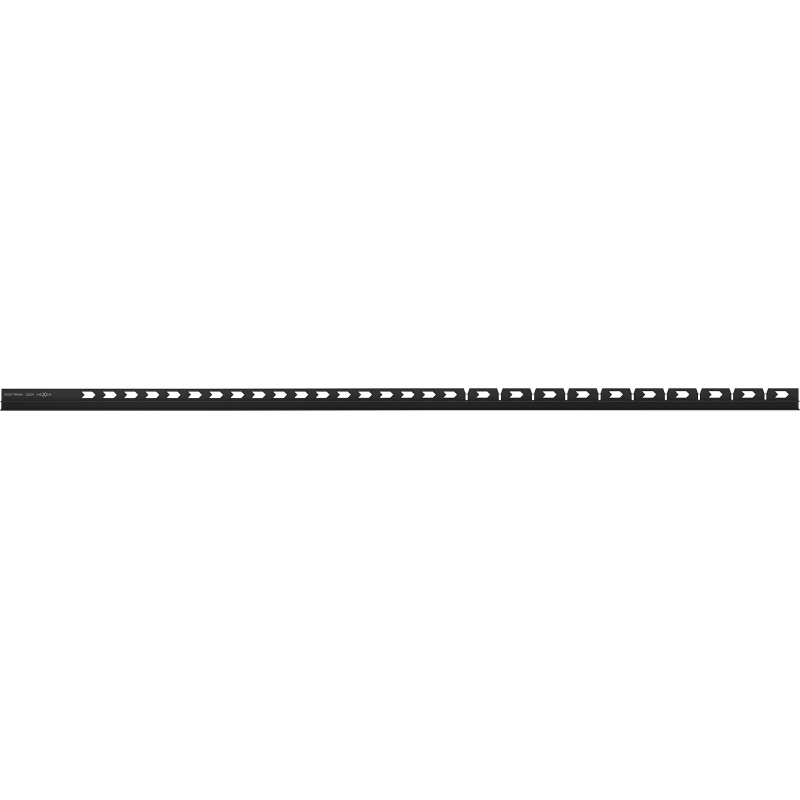 Mexen Line-B sloped strip for glass 120 cm right, black - 187004120R