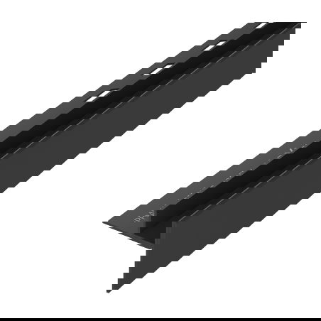 Mexen Line-B slope strip for glass 120 cm right, black - 187004120R