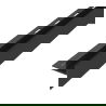 Mexen Line-B slope strip for glass 120 cm right, black - 187004120R