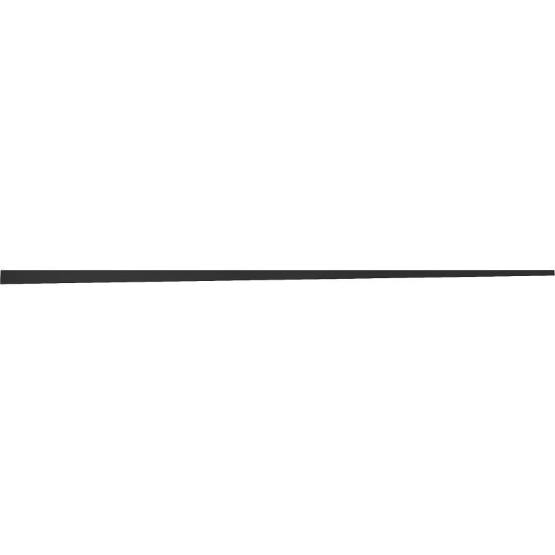 Mexen Line-B drip edge strip for glass 120 cm right, black - 187004120R