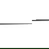 Mexen Line-B slope strip for glass 120 cm right, black - 187004120R