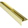 Mexen Line-B sloping strip for glass 120 cm left, gold - 185004120L